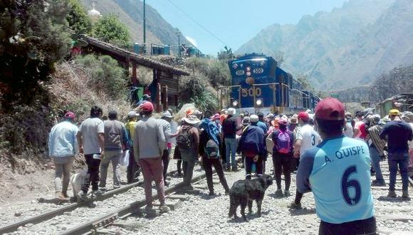 Suspenden servicio ferroviario al Machu Picchu ante nuevas protestas