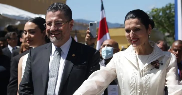 Presidente Chaves recibe a primera dama de Estados Unidos en Costa Rica