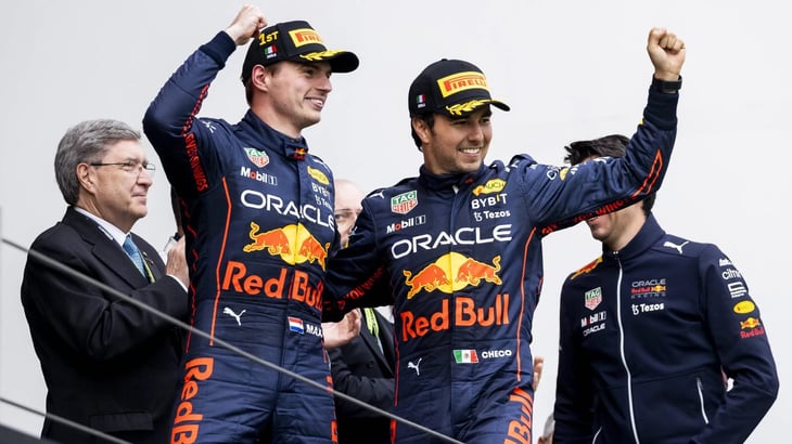 Ganador del Gran Premio de España Max Verstappen: Checo Pérez segundo lugar