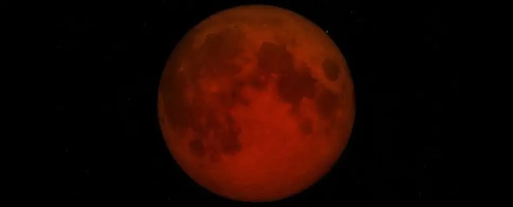 NASA muestra en vídeo un espectacular eclipse lunar total