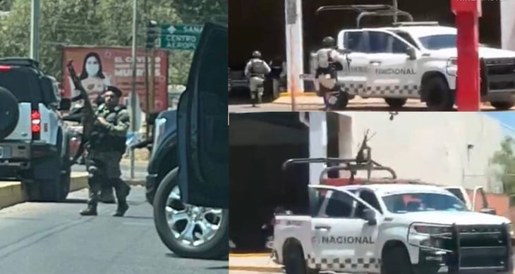 Sujetos armados atacan a elementos de la Guardia Nacional en Culiacán, Sinaloa