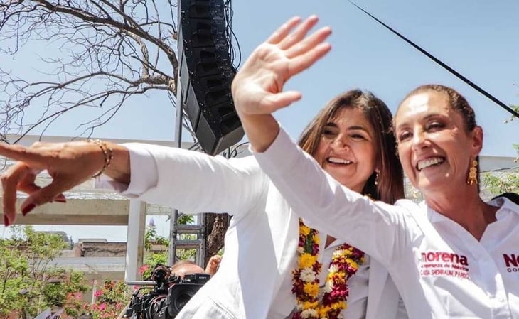 Sheinbaum refrenda su apoyo a Nora Ruvalcaba en Aguascalientes