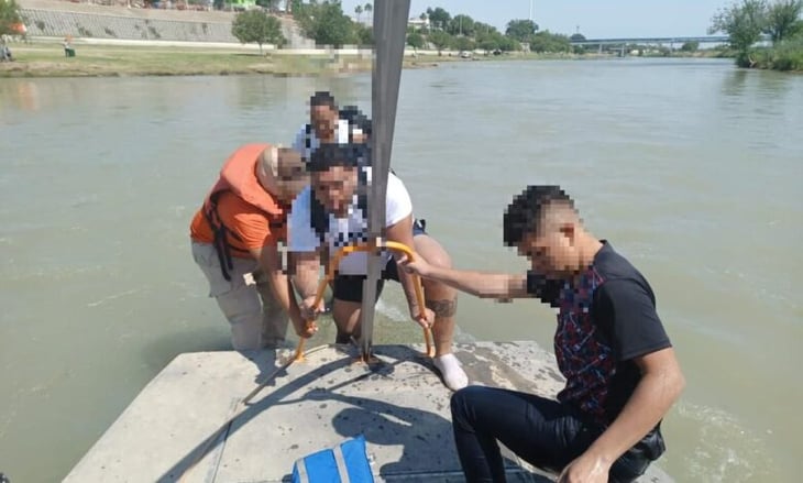 Rescatan a 3 migrantes y recupera cuerpos de 3 más en el Río Bravo