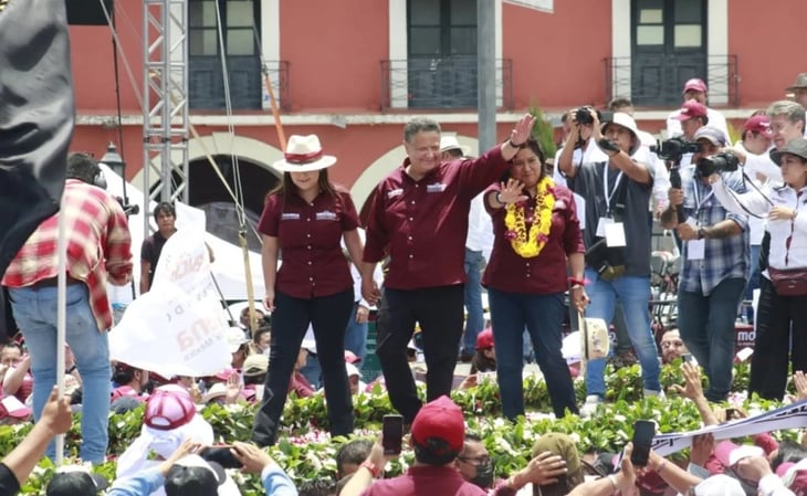 Julio Menchaca realiza cierre de campaña en Pachuca