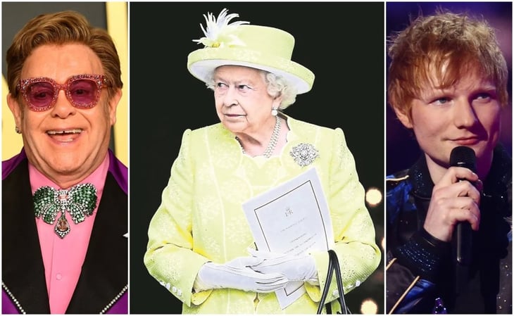 Elton John y Ed Sheeran integran evento musical por reinado de Isabel