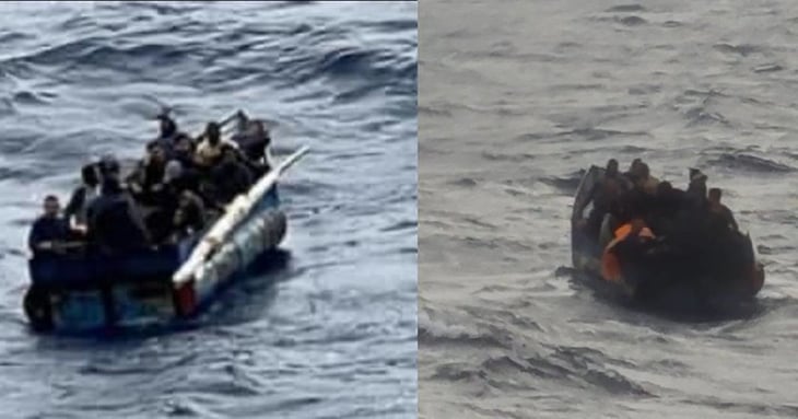 Crucero rescata a 16 personas a bordo de un barco en peligro frente a Cuba