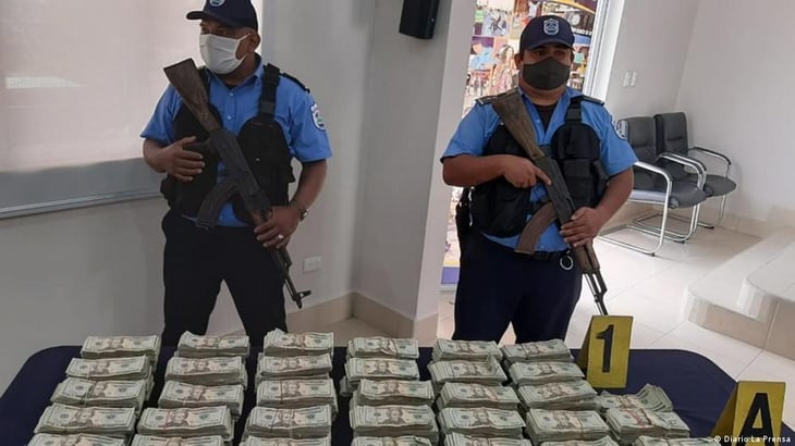 La Policía de Nicaragua incauta 100.000 dólares al parecer del narcotráfico