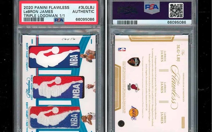 Tarjeta de colección de LeBron James opta al récord de venta en una subasta