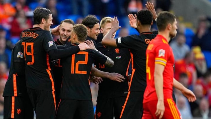 Países Bajos venció a Gales con agónico  gol de Wout Weghorst por 2-1