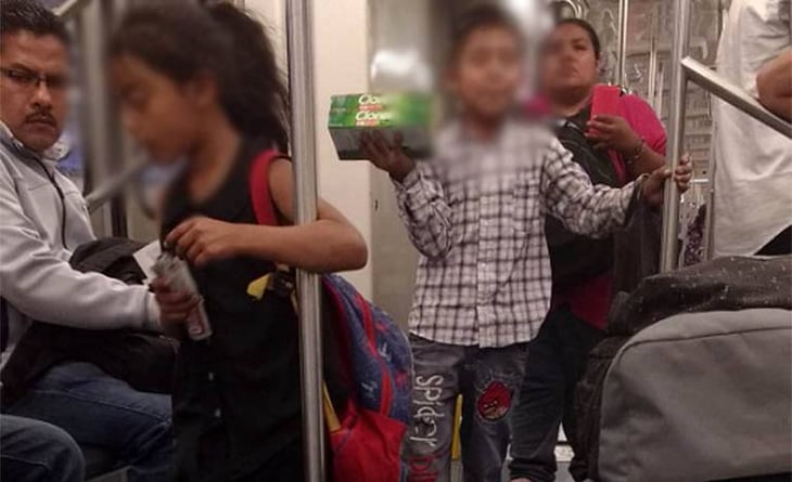 Atienden a más de mil menores que ejercían trabajo infantil en Metro