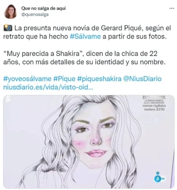 Supuesta novia de Piqué da la cara tras la ruptura con Shakira