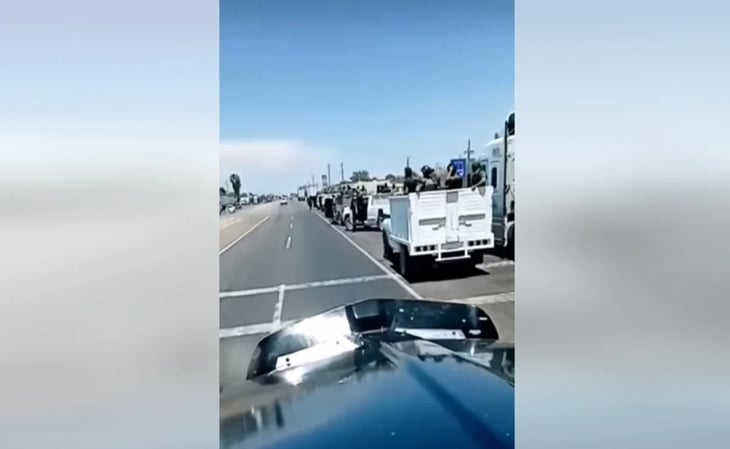 Captan a hombres armados en camionetas en carretera México-Nogales