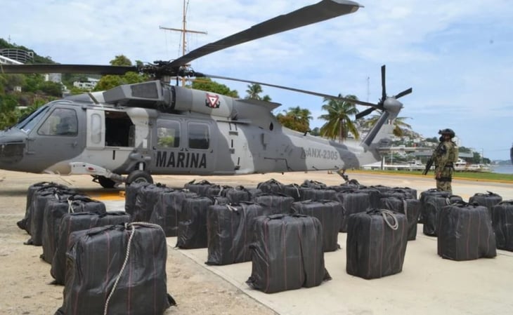 Asegura Marina una tonelada de cocaína en la Costa de Oaxaca