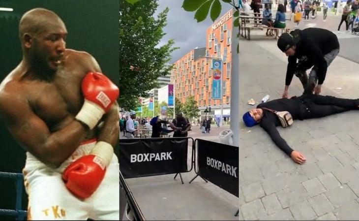 Exboxeador noquea a persona en calle de Londres