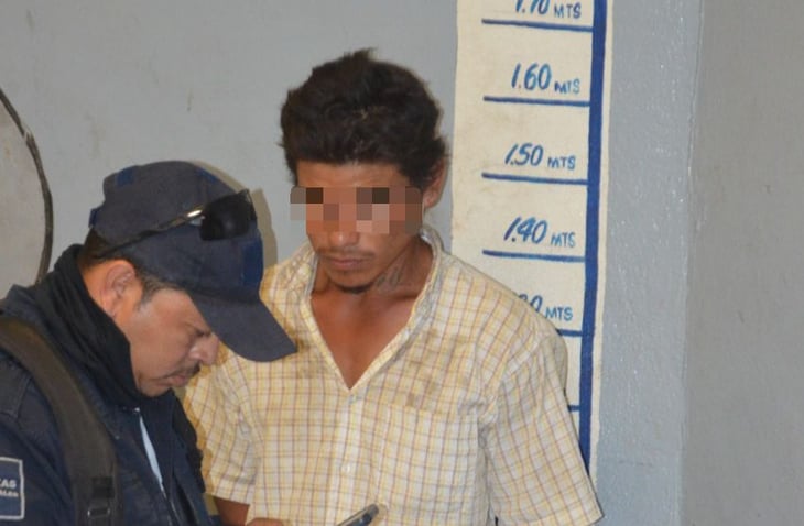 Policía Preventiva arresta a ladrón en la colonia El Roble