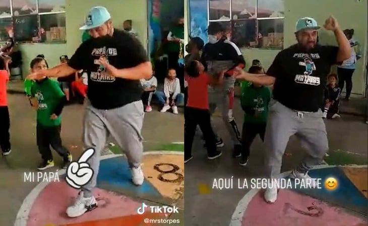 Papá se vuelve viral en TikTok tras bailar en el festival del Día del Padre