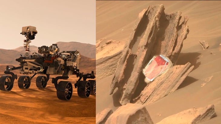 ¿Cómo llegó ahí?, encuentran basura humana en Marte