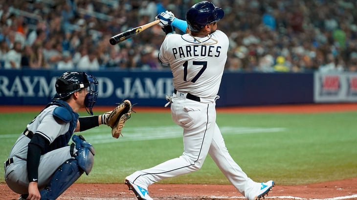 MLB: Mexicano Isaac Paredes impresiona con tres jonrones