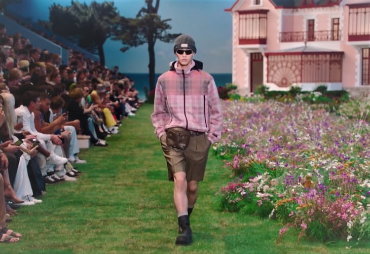 El jardín soñado de Christian Dior conquista la moda hombre en París