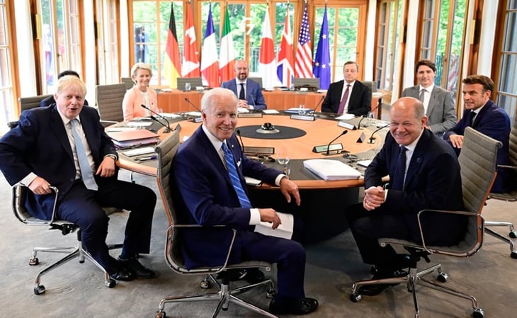 '¿Mostramos pectorales?' Desde Alemania, líderes del G7 se burlan de Vladimir Putin