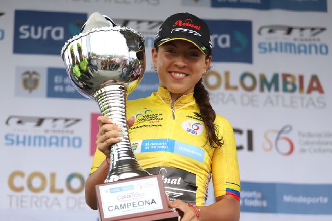 La chilena Villalón y el colombiano Reyes ganan la prueba de ciclismo de ruta