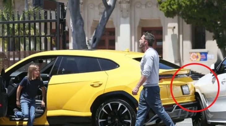 Hijo de Ben Affleck choca un Lamborghini contra un BMW