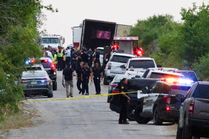Eran mexicanos 22 de los migrantes fallecidos en tráiler de Texas