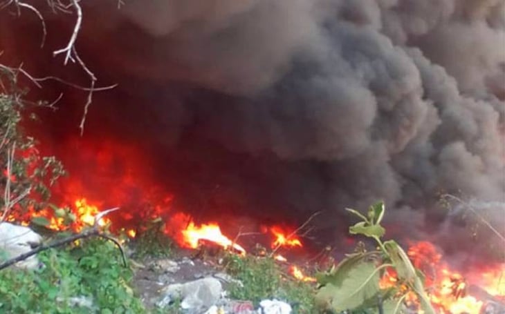 Gastan 2 mdp por incendio en tiradero de Chimalhuacán