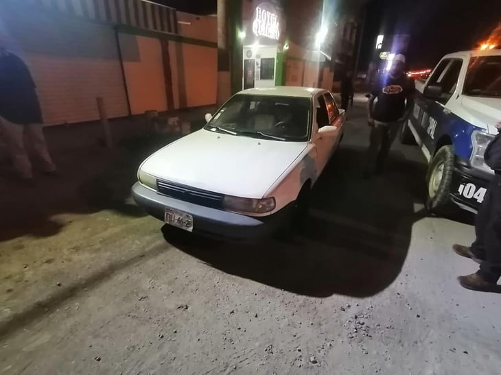 Municipales logran recuperar vehículo robado en Frontera 