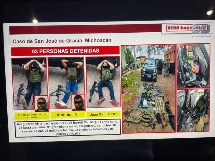 Detienen a 2 relacionados con masacre en velorio de San José de Gracia en Michoacán