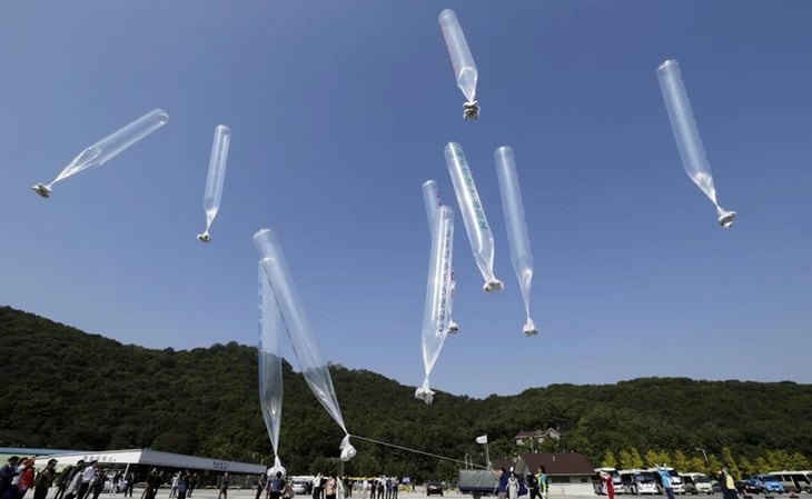 Corea del Norte sugiere que globos lanzados desde Surcorea les llevaron el COVID-19