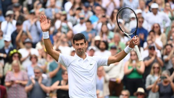 Djokovic, en búsqueda de los cuartos de final de Wimbledon