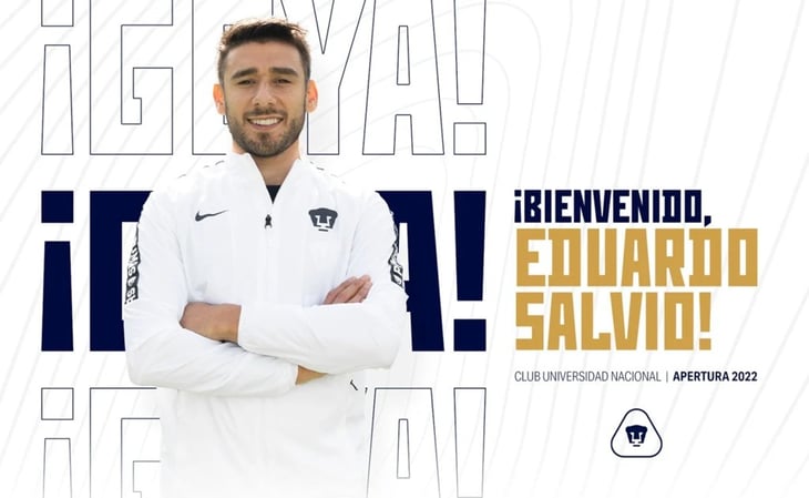 Pumas hace oficial el fichaje de Eduardo Salvio