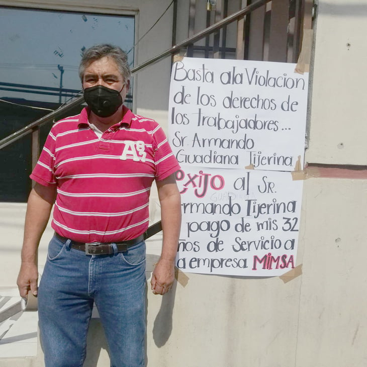 El Senador Armando Guadiana se niega a pagar finiquito a obrero de su empresa