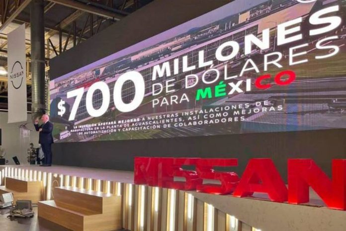 Nissan anuncia inversión de 700 millones de dólares en Aguascalientes