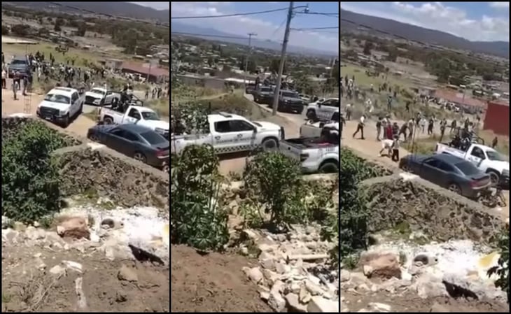A pedradas, pobladores obligan a GN y al Ejército salir de comunidad