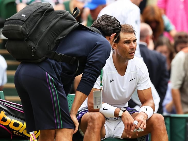 Rafael Nadal sobre semifinales de Wimbledon: ‘No sé si podré jugar el viernes’