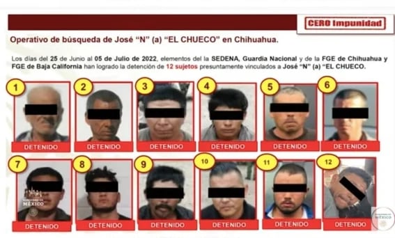 Suman 12 personas detenidas por homicidio de sacerdotes en Chihuahua