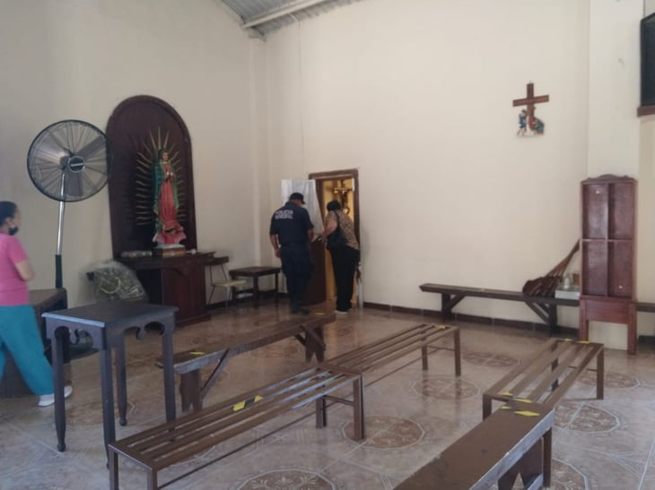 Individuos realizan ritual satánico en la iglesia de Nuestra Señora del Carmen de Monclova