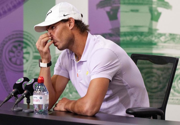 Rafa Nadal se retira de Wimbledon por una lesión abdominal 