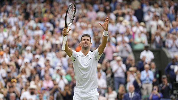 Djokovic va por su octava final en Wimbledon