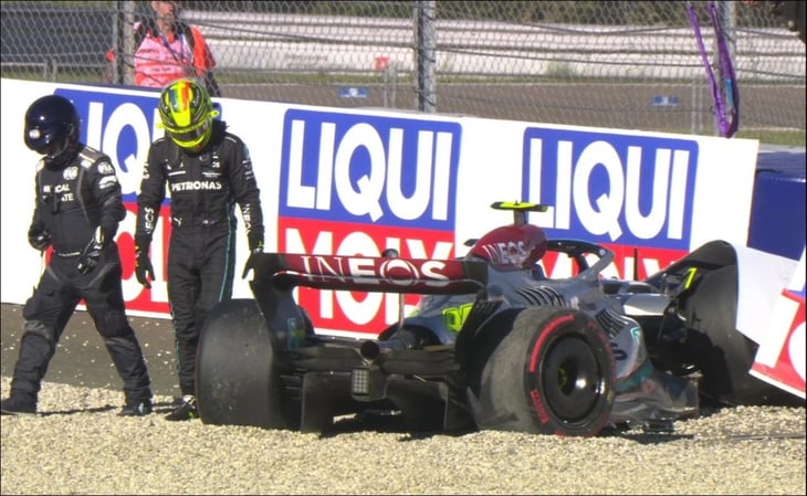Lewis Hamilton sufre accidente en la Qualy del GP de Austria