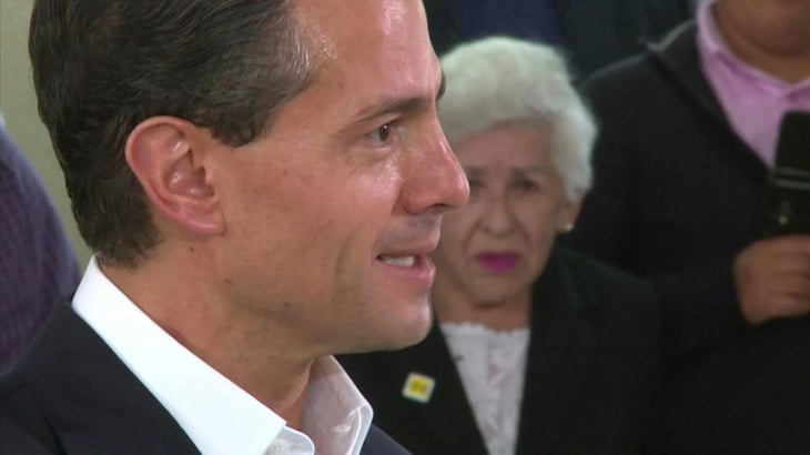 Peña Nieto expresa condolencias por la muerte de Echeverría