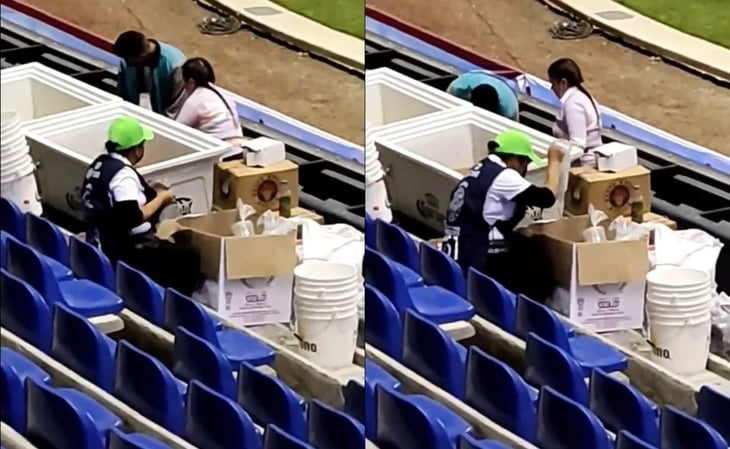 Puebla niega que reciclen vasos en el estadio Cuauhtémoc