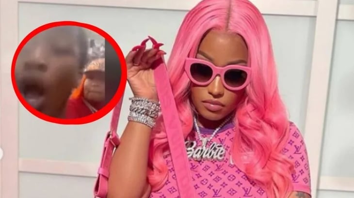VIDEO: Nicki Minaj empujó a fan que quería tomarse una foto con ella