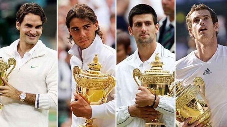 Wimbledon, el Grand Slam récord con solo cuatro campeones en 19 años