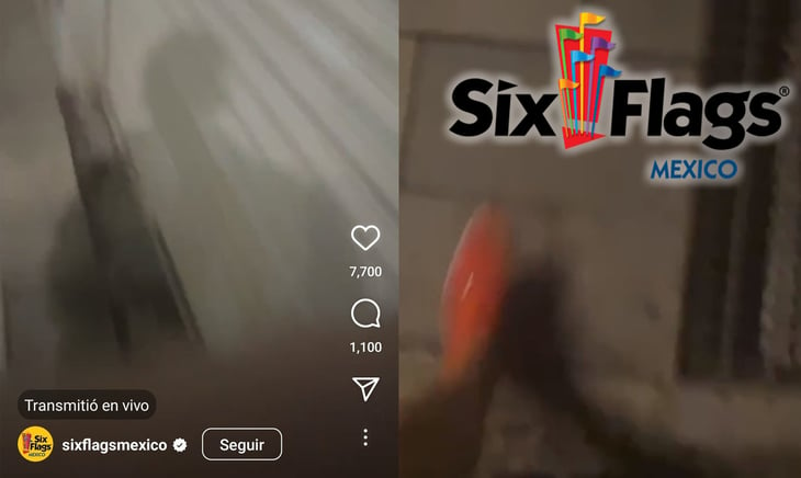 Six Flags transmite video de madruga y desconcierta a seguidores