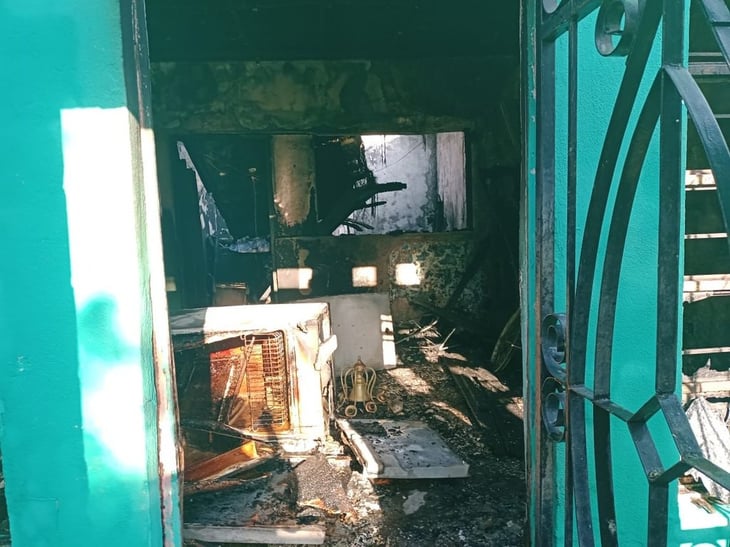 Se incendia domicilio en la colonia Morelos