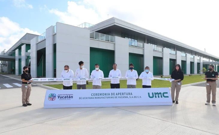 Gobernador inaugura planta de autopartes en Yucatán
