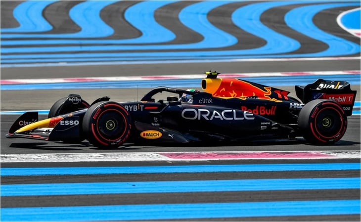 Checo Pérez largará tercero en el GP de Francia, Red Bull logra el 2-3 en la parrilla